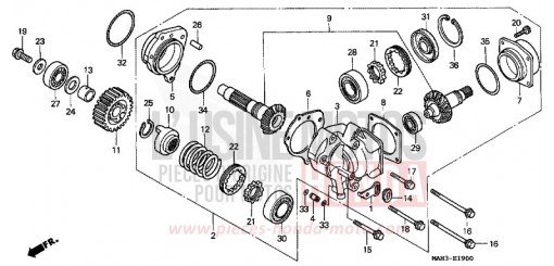 ARBRE TRANSVERSAL VT1100C2X de 1999